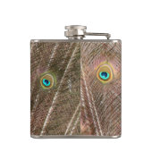 Mooie Peacock Heupfles (Achterkant)