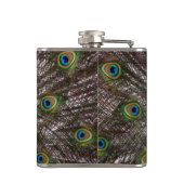 Mooie Peacock Heupfles (Achterkant)