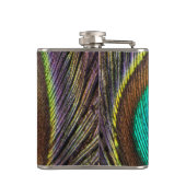 Mooie Peacock Heupfles (Achterkant)