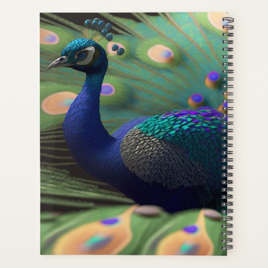 Mooie Peacock Planner (Achterkant)