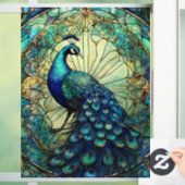 Mooie Peacock Venster Cling Raamsticker (Huis)