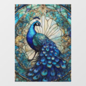 Mooie Peacock Venster Cling Raamsticker (Vel)
