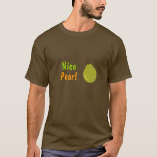 Mooie peer! fruitig ontwerp t-shirt