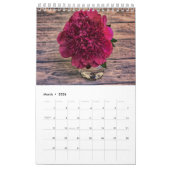Mooie Peonies Wall Agenda Kalender (Mar 2026)