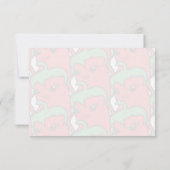 Mooie Peper Tekening Gepersonaliseerde Monogram No Notitiekaartje (Achterkant)