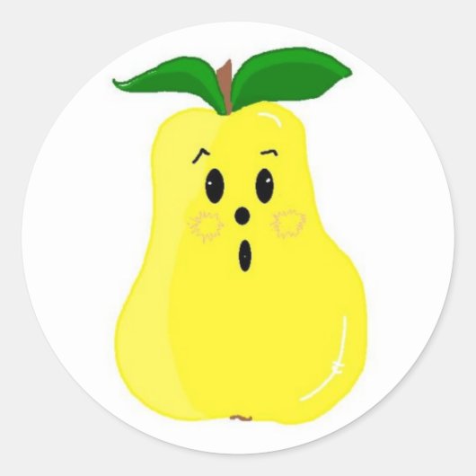 Mooie Peren Sticker (Voorkant)