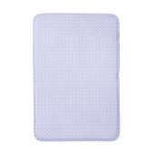 Mooie Periwinkle Quatrefoil Pattern Spring Badmat (Voorkant Verticaal)