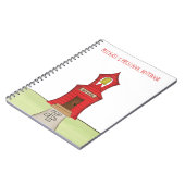 Mooie Persoonlijke Aandenken voor School Notitieboek (Linkerzijde)