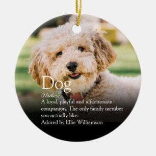 Mooie Persoonlijke Foto Definitie Hond Keramisch Ornament