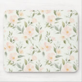 Mooie Perzik Bloemen Muismat (Voorkant)