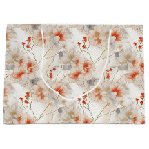 Mooie Perzik Rood Wit Bloemen