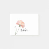 Mooie Perzikbloem Post-it® Notes (Voorkant)