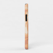 Mooie Perzikkrullen Case-Mate iPhone Case (Achterkant/rechts)
