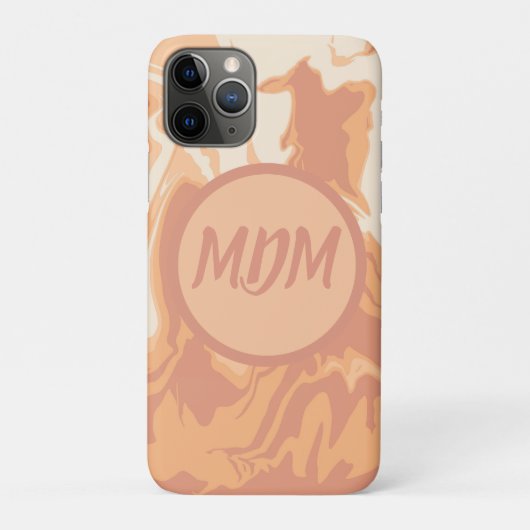 Mooie Perzikkrullen Case-Mate iPhone Case (Achterkant)