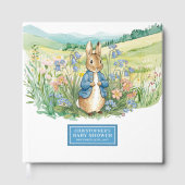 Mooie Peter Rabbit Baby Boy Shower Guest Book Gastenboek (Voorkant)