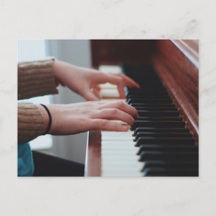 Mooie Piano Ontwerp Briefkaart
