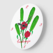 Mooie Pickle Bouquet met RosesThunder_Cove Grote Klok (Hoek)