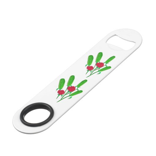 Mooie Pickle Bouquet met RosesThunder_Cove Speed Flessenopener (Achterkant Gekanteld)