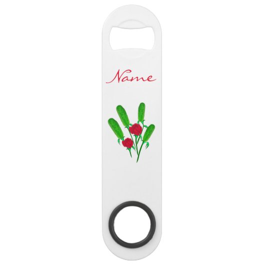 Mooie Pickle Bouquet met RosesThunder_Cove Speed Flessenopener (Voorkant)