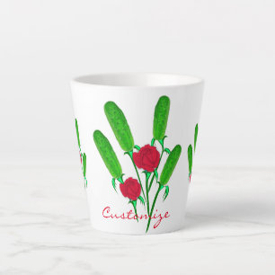 Mooie Pickle Bouquet met Rozen Thunder_Cove Latte Mok