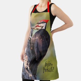 Mooie pileated Woodpecker op de boom Schort