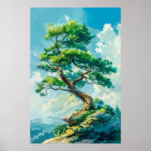 Mooie pine boom poster (Voorkant)