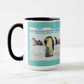 Mooie Pinguïn Schrift 1 Johannes 4:16 Mok (Links)