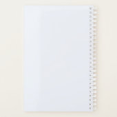 Mooie Pink Peony | Gepersonaliseerd Planner (Achterkant)