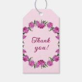 Mooie pioenen. cadeaulabel (Voorkant)