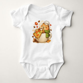 Mooie Pizza Beer T-Shirt | Kawaii Snelvoedsel Cart