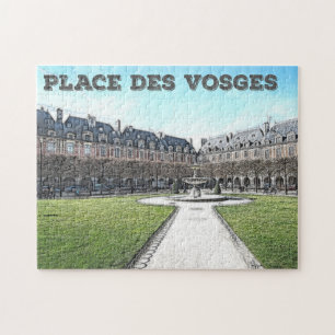 Mooie Place des Vosges Place Royale Paris cadeau Legpuzzel