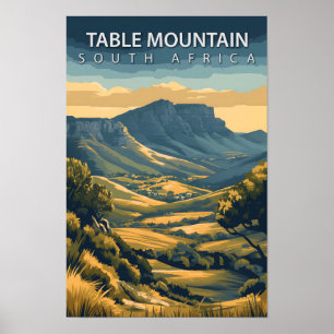 Mooie Place Tafelberg Zuid-Afrika Reizen Poster