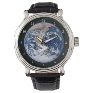 Mooie planeet aarde horloge