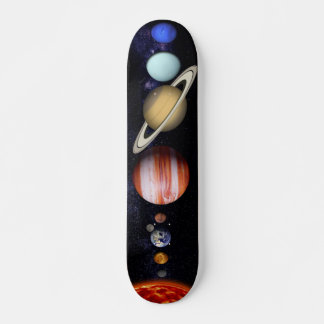 Mooie planeet in het universum skateboard