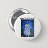 Mooie planeet, mooie planeet ronde button 5,7 cm (Voorkant /achterkant)