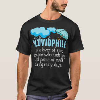Mooie Pluviophile liefhebber van regen T-shirt