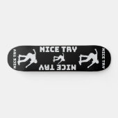 Mooie poging skateboard (Horizontaal)