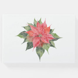 Mooie Poinsettia Gastenboek