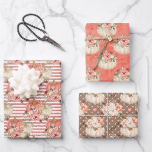 Mooie pompoen Baby shower verjaardagscadeaus Inpakpapier Vel