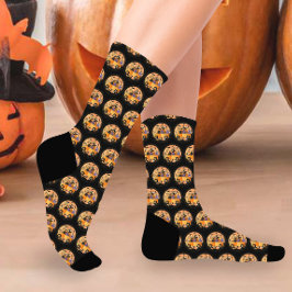 Mooie pompoen Halloween Sokken