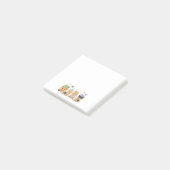Mooie pompoen stickie notities post-it® notes (Schuin)