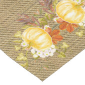 Mooie pompoen Thanksgiving Weave Korte Tafelloper (Hoek)