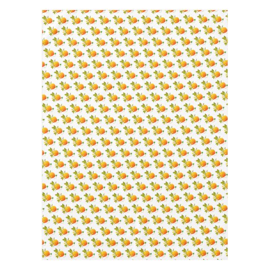 Mooie pompoenen op witte tablet tafelkleed (Voorkant)