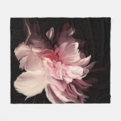 Mooie pony-bloem fleece deken (Voorkant (Horizontaal))