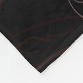 Mooie pony-bloem fleece deken (Hoek)