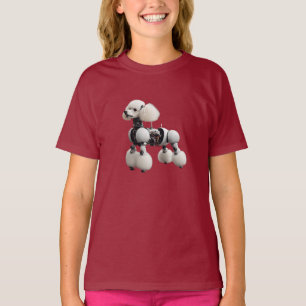 Mooie Poodle Robot Kinder T-Shirt