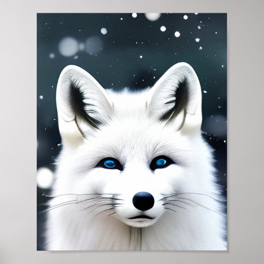 Mooie poolvos poster (Voorkant)