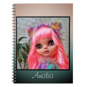 Mooie pop Blythe grote ogen mode stijlvol plezier Notitieboek