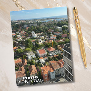 Mooie Porto Portugal fotografie, aangepaste reizen Feestdagenkaart