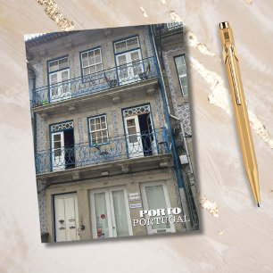 Mooie Porto Portugal Fotografie, op maat gemaakte Feestdagenkaart